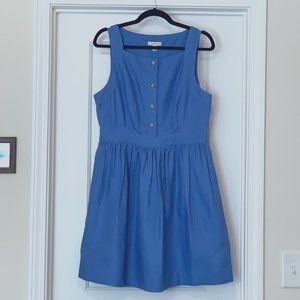 Gently Worn J. Crew Button Front A Line Dress